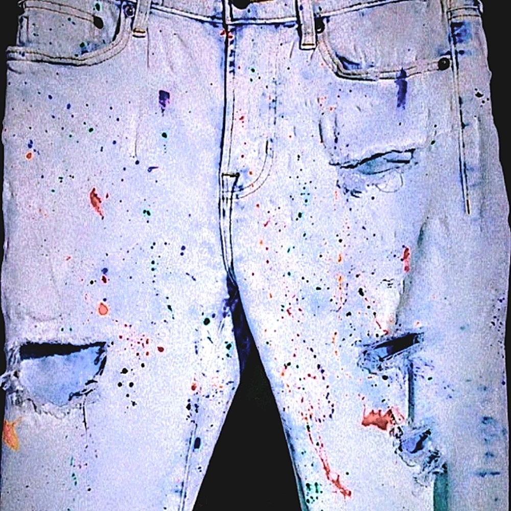 Men's jean shorts